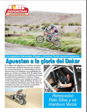 Apuestan a la gloria del Dakar