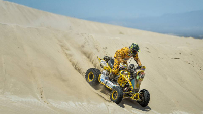 Suspendida la etapa para motos y quads, Verza recorre el camino hacia San Juan