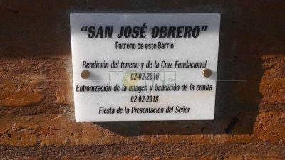 Se inaugura mañana la ermita a San José Obrero en Coronel Du Graty