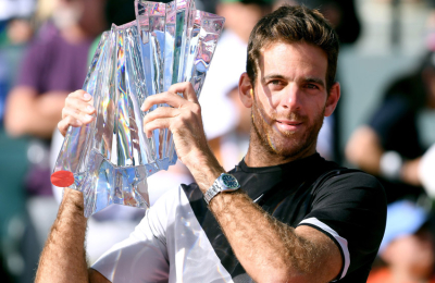 Delpo derrotó a Federer y es campeón en Indian Wells