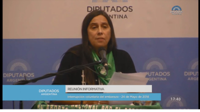 La chaqueña Tere Cubells expuso sus motivos por el derecho a abortar