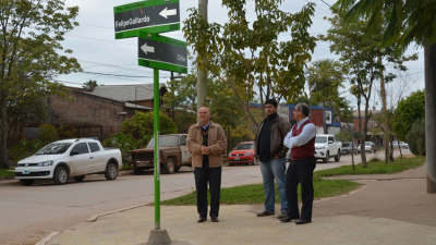 Homenaje a Felipe Gallardo en San Martín: la calle Pellegrini ahora lleva su nombre