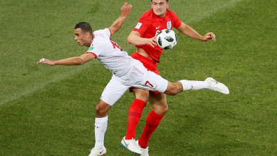 Inglaterra y Túnez empatan 1 a 1 en el estadio Arena Volgogrado
