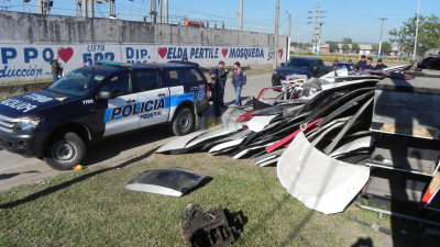 Múltiples allanamientos en desarmaderos de Resistencia