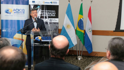 Peppo en Brasil destacó las cualidades estratégicas de los puertos chaqueños