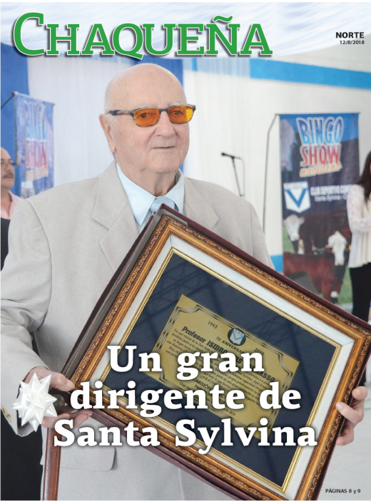 Un gran dirigente de Santa sylvina