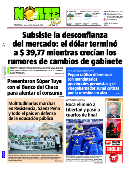 Edición del 31.08.2018