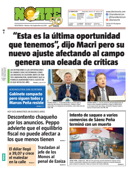 Edición del 04.09.18