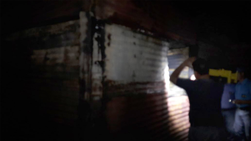 Incendio y muerte en Asentamiento 29 de Agosto