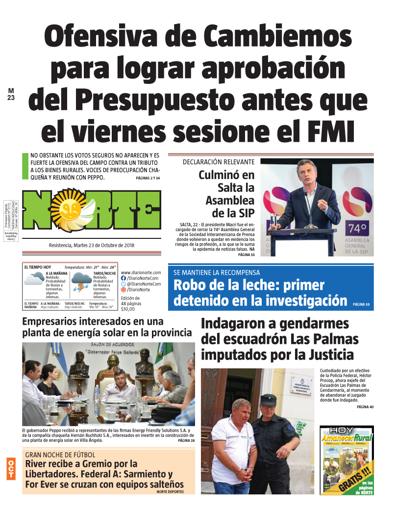 Edición del 23.10.18