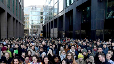 Empleadas protestan contra el trato indulgente a acosadores en Google