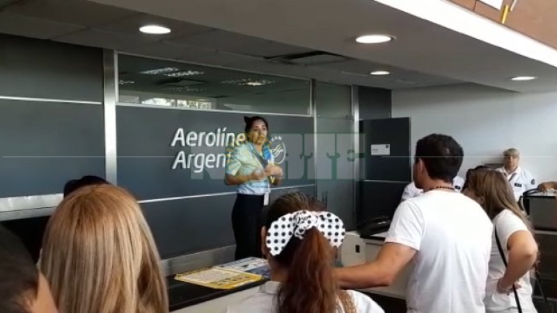 Las intensas lluvias en el centro del país obligaron a reprogramar vuelos en casi todo el país