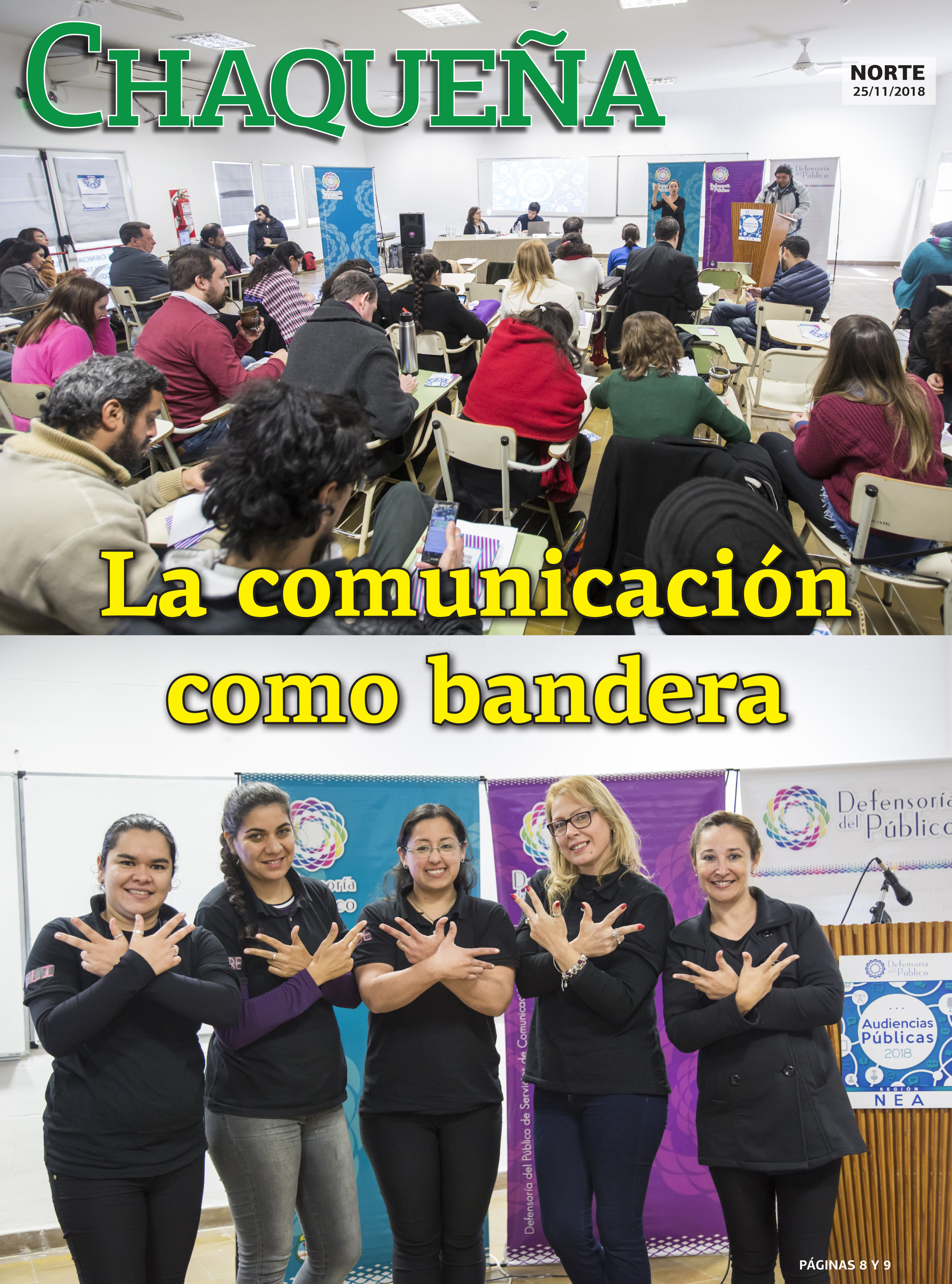 La comunicación como bandera