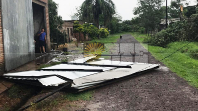 22 casas de La Leonesa perdieron el techo por el violento temporal