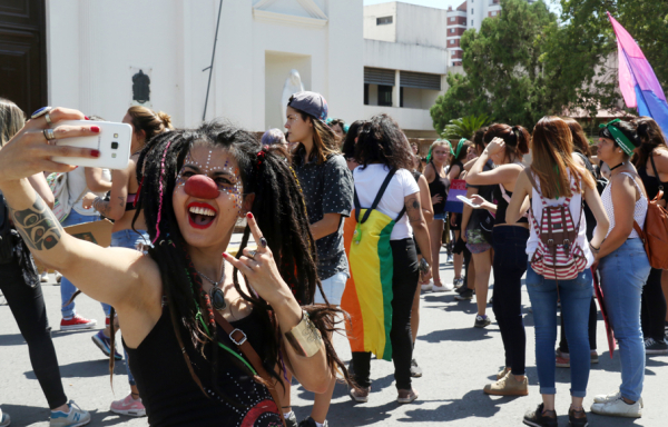 El 8 de marzo en la Argentina y en el mundo se realizó un paro de mujeres. Foto: Miguel Romero