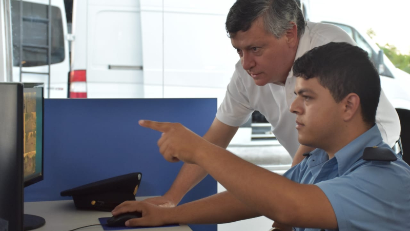 Peppo inauguró el nodo central de videovigilancia de la provincia
