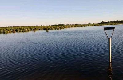 El agua nos quitó la máscara
