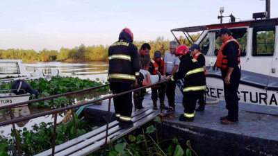 Barranqueras: rescataron a una pescadora que cayó de un barranco
