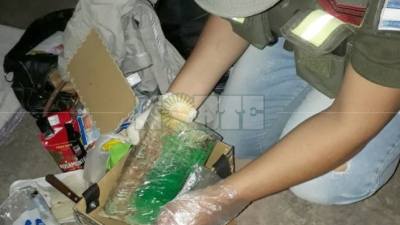 Gendarmería detuvo a una pareja con más de cuatro kilos de cocaína máxima pureza