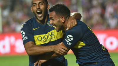 Boca superó a Unión en Santa Fe con los goles de Abila, Tevez y Almenda