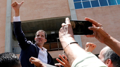 Juan Guaidó regresó a Venezuela: "Logré entrar gracias al pueblo"