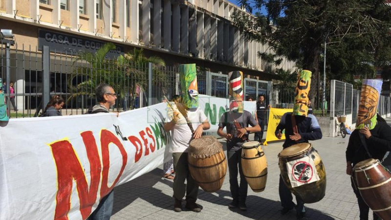 Protesta por los desmontes en el Día de los Bosques Nativos