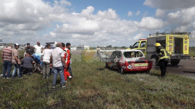 Piloto resultó herido y suspenden el Zonal de APAC