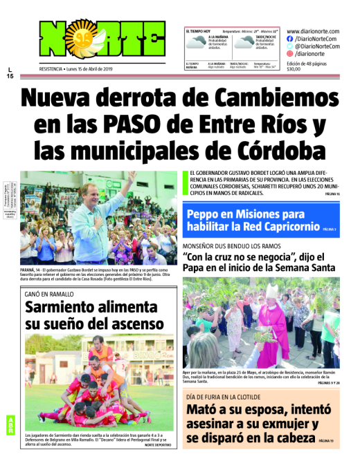Edicion del 15-04-2019