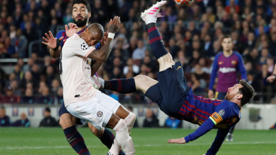 Actuación inolvidable de Messi en 3-0 de Barcelona ante United