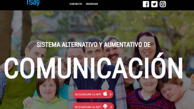 Una app y una web desarrolladas en Argentina permiten la comunicación de personas con discapacidad