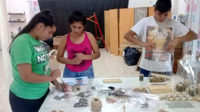 Solidagro Charata presentó productos elaborados en sus talleres por sus voluntarias y alumnos