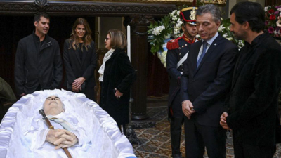 Los restos de Fernando de la Rúa son velados en el Congreso