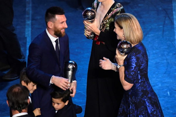 Lionel Messi ganó por primera vez el premio The Best