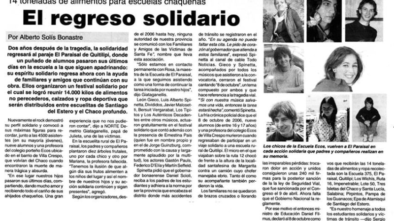 Recuerdan el Día del Estudiante Solidario