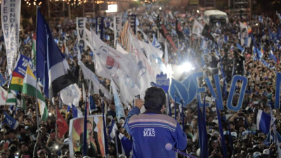 Evo Morales: “En estas elecciones vamos a darle una paliza a los vendepatrias neoliberales”