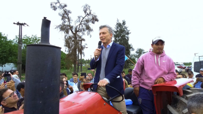Macri encabezó la marcha del “Sí, se puede” en Sáenz Peña, pero no hubo anuncios para el Chaco