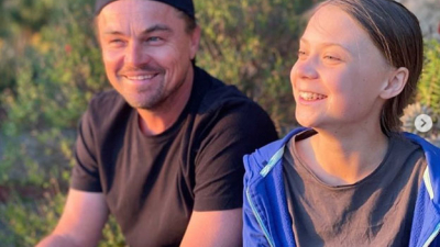 Di Caprio y Greta