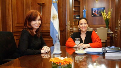 Cristina Kirchner se reunió con Gabriela Michetti por la transición