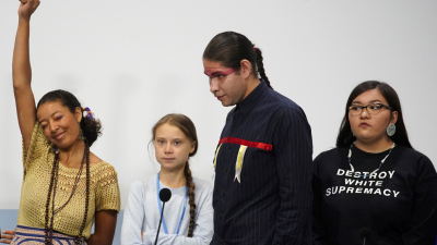 COP25: Greta Thunberg ensalzó la lucha indígena