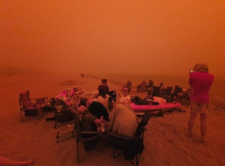 Australia fuego playa