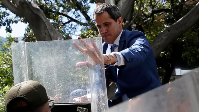 Impidieron el ingreso de Juan Guaidó a la Asamblea Nacional