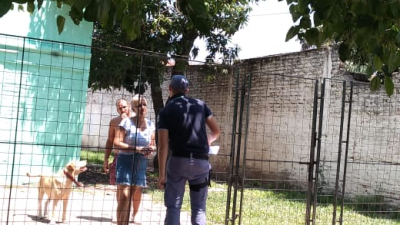 Custodia policial en la casa de la mujer que denunció a Sampayo
