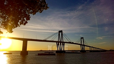 Precaución: de madrugada se deberá circular con una máxima de 20 km/h sobre el puente General Belgrano