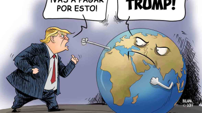 Irán acusa a Europa de apoyar al “matón de colegio” Trump
