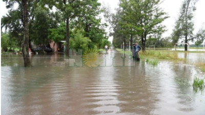Basail bajo agua: se registraron 250 milímetros en pocas horas
