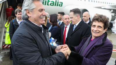 El presidente Alberto Fernández llegó a Israel