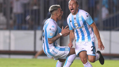 Dramático triunfo de Racing sobre Independiente en el clásico de Avellaneda