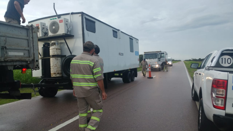 La ruta nacional N° 89 cortada hasta mañana a las 8
