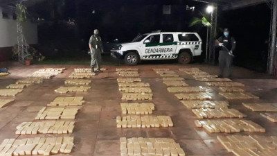 Acopiaban más de una tonelada de marihuana en el interior de una camioneta
