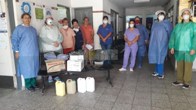 Coronavirus: la Justicia Federal donó nueva partida de insumos al hospital Perrando